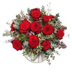 The Ultimate Valentines Dozen Red Rose Bouquet
